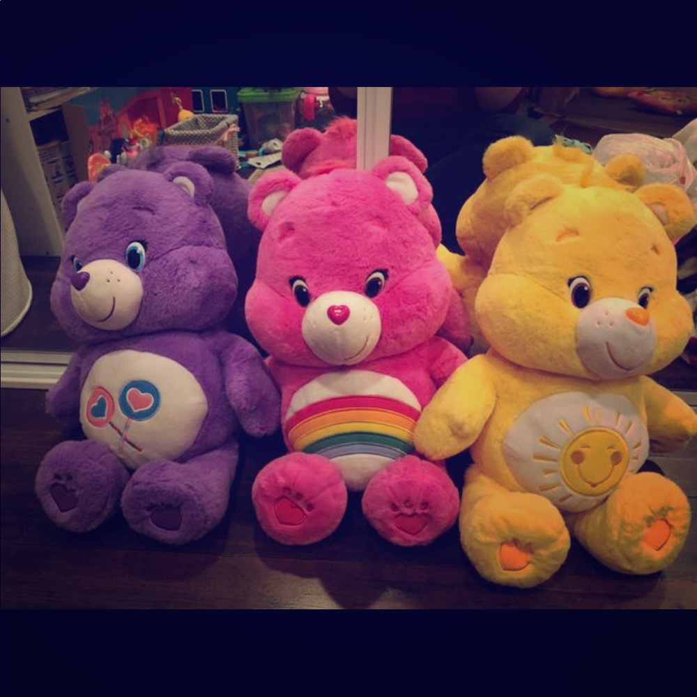 3 ORIGINAL Carebears 29”